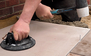 Step 3. Bed the tile